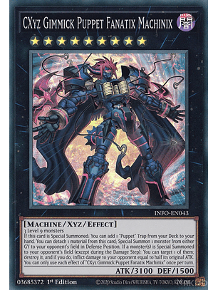 CXyz Gimmick Puppet Fanatix Machinix - INFO-EN043 - Super Rare