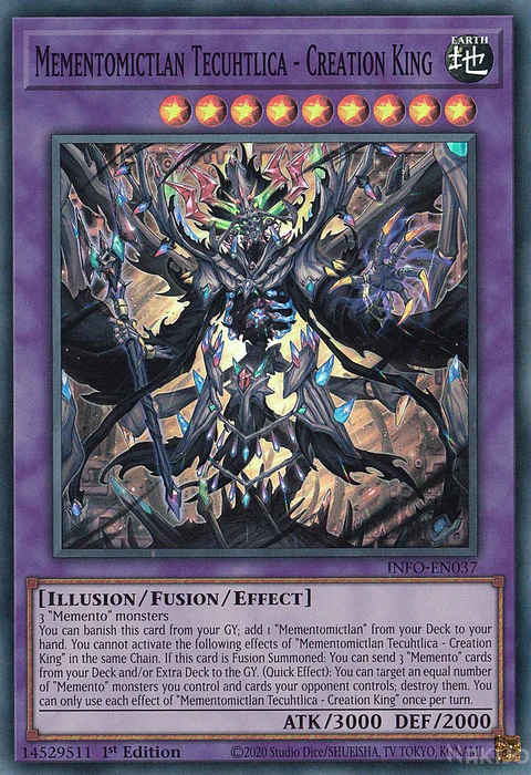 Mementomictlan Tecuhtlica - Creation King - INFO-EN037 - Super Rare
