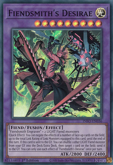 Fiendsmith's Desirae - INFO-EN036 - Super Rare