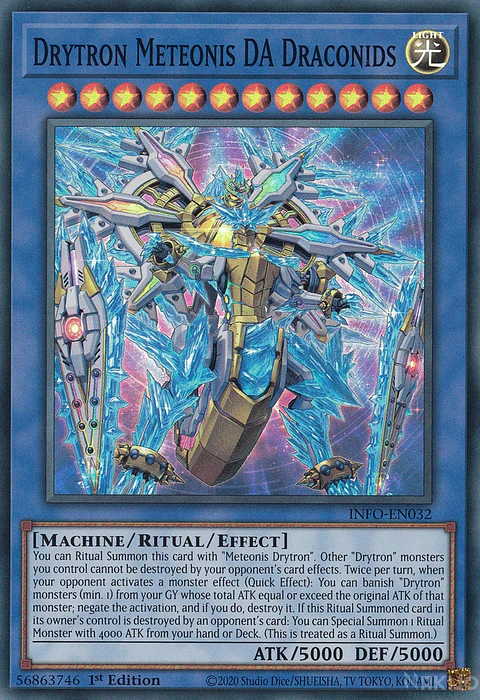 Drytron Meteonis DA Draconids - INFO-EN032 - Super Rare
