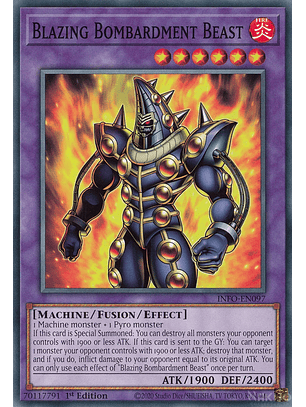 Blazing Bombardment Beast - INFO-EN097 - Common 