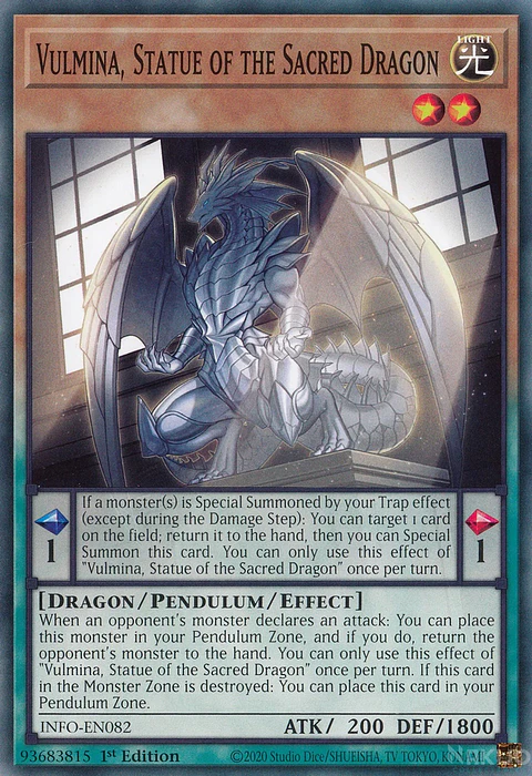 Vulmina, Statue of the Sacred Dragon - INFO-EN082 - Common 