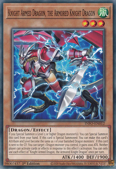 Knight Armed Dragon, the Armored Knight Dragon - INFO-EN012 - Common 