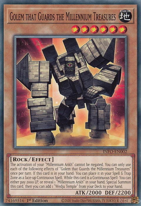 Golem that Guards the Millennium Treasures - INFO-EN002 - Common 