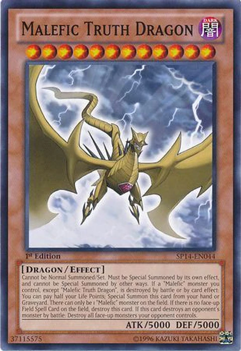Malefic Truth Dragon - SP14-EN044 - Common
