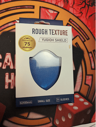 Mica Textura trasera matte, frente Ultra Claro Unicorn Game Plus c/75 Tamaño Yugi (Azul)
