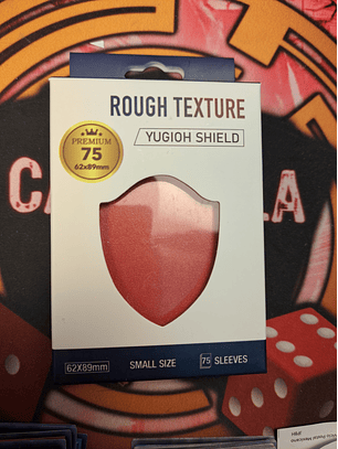 Mica Textura trasera matte, frente Ultra Claro Unicorn Game Plus c/75 Tamaño Yugi (Rojas)