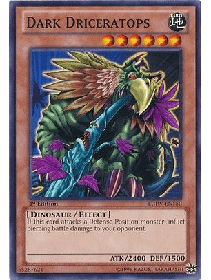 Dark Driceratops - LCJW-EN150 - Common