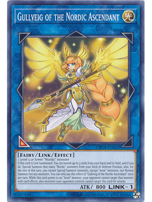 Gullveig of the Nordic Ascendant - OP18-EN023 - Common 