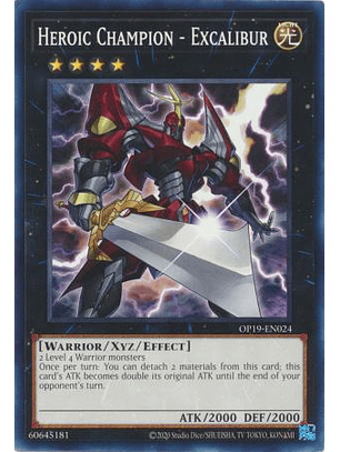 Heroic Champion - Excalibur - OP19-EN024 - Common