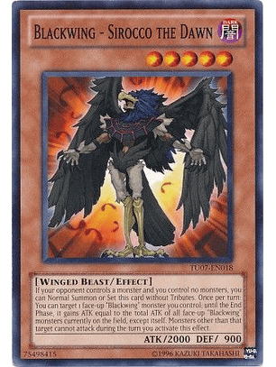 Blackwing - Sirocco the Dawn - TU07-EN018 - Common