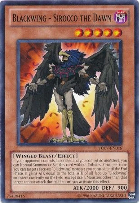 Blackwing - Sirocco the Dawn - TU07-EN018 - Common