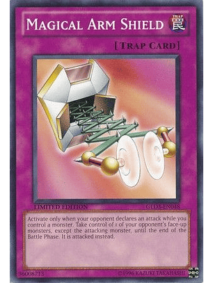 Magical Arm Shield - GLD3-EN048 - Common