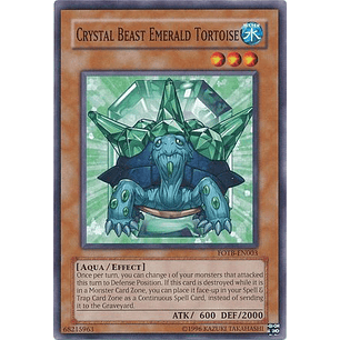 Crystal Beast Emerald Tortoise - FOTB-EN003 - Common 