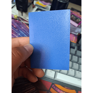 Mica Textura trasera matte, frente Ultra Claro Unicorn Game Plus c/75 Tamaño Yugi (Azul)