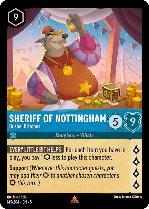 Sheriff of Nottingham - Bushel Britches - 142/204 - Rare 