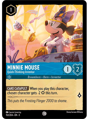 Minnie Mouse - Quick-Thinking Inventor - 152/204 - Common 