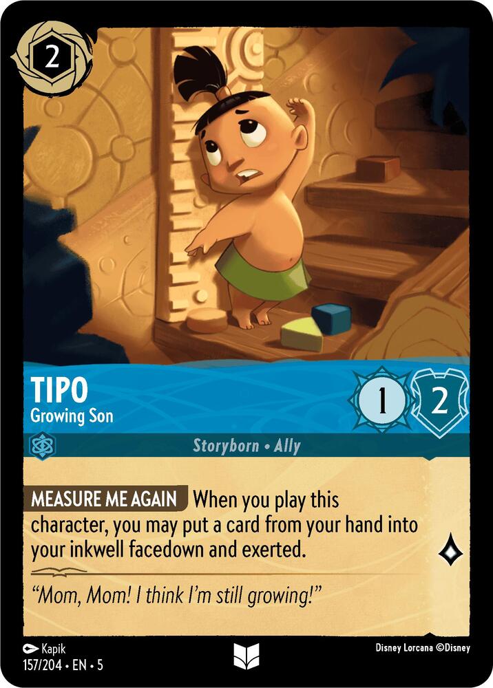 Tipo - Growing Son - 157/204 - Uncommon  1
