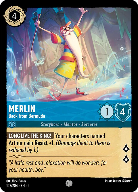 Merlin - Back from Bermuda - 142/204 - Common 