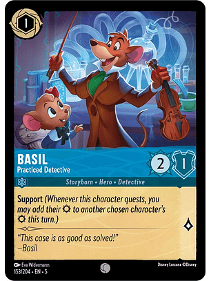 Basil - Practiced Detective - 153/204 - Common 
