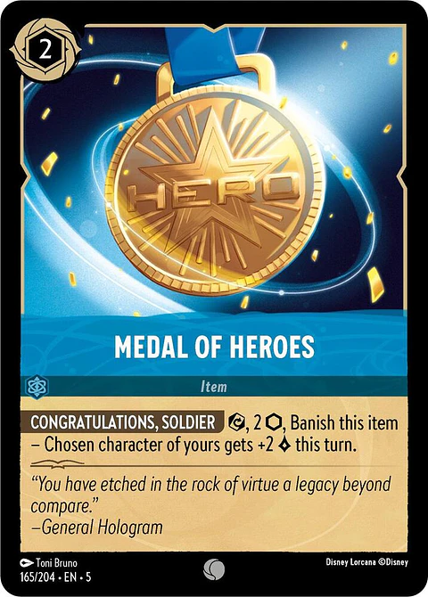 Medal of Heroes - 165/204 - Common 