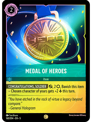 Medal of Heroes - 165/204 - Common 