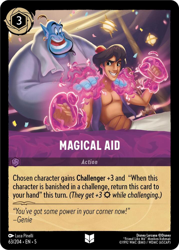 Magical Aid - 63/204 - Uncommon  1