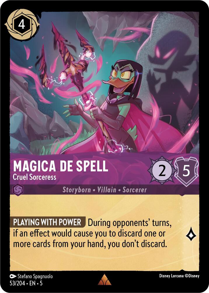 Magica De Spell - Cruel Sorceress - 53/204 - Rare 1