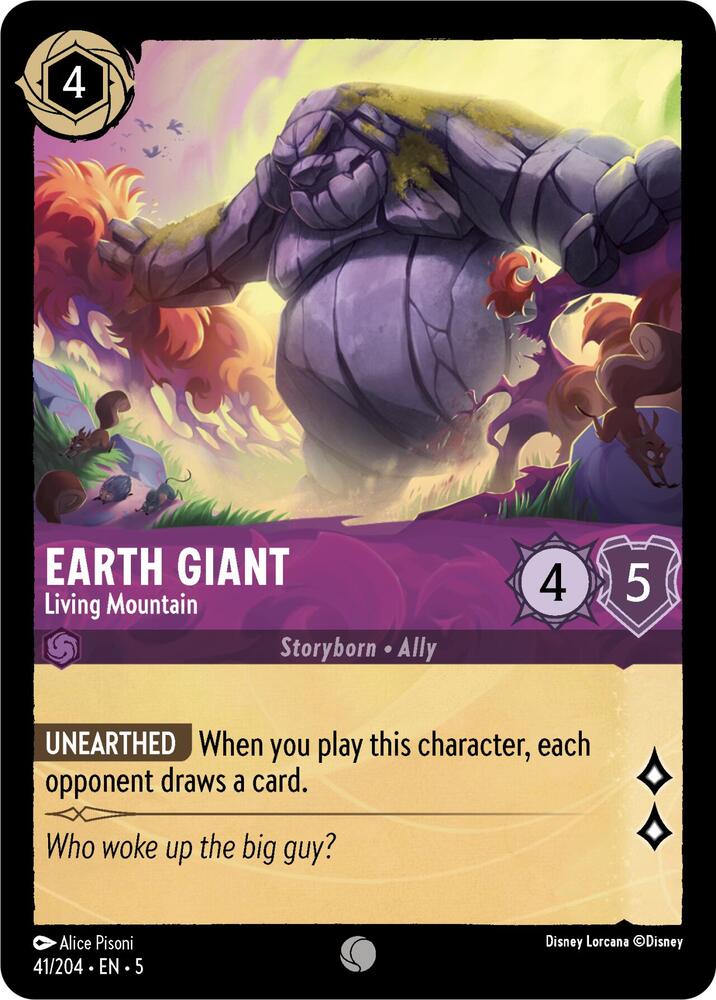 Earth Giant - Living Mountain - 41/204 - Common  1