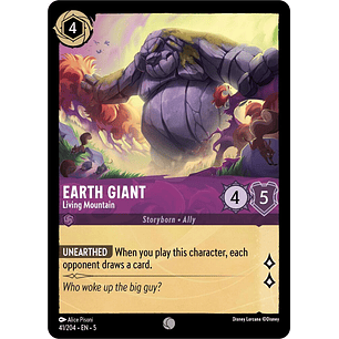 Earth Giant - Living Mountain - 41/204 - Common 