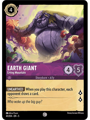 Earth Giant - Living Mountain - 41/204 - Common 