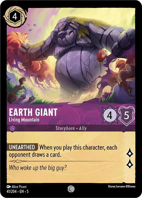 Earth Giant - Living Mountain - 41/204 - Common 