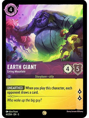 Earth Giant - Living Mountain - 41/204 - Common 