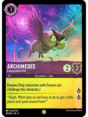 Archimedes - Exasperated Owl - 39/204 - Common 