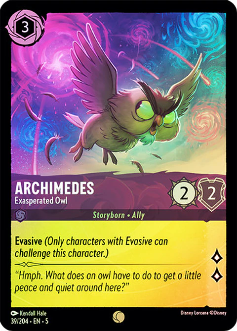 Archimedes - Exasperated Owl - 39/204 - Common 