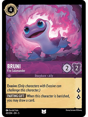 Bruni - Fire Salamander - 40/204 - Uncommon 