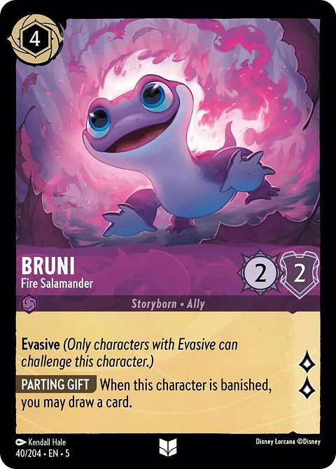 Bruni - Fire Salamander - 40/204 - Uncommon 