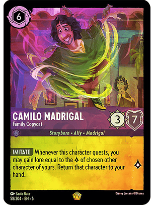 Camilo Madrigal - Family Copycat - 58/204 - Legendary 