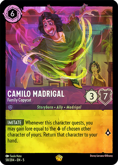 Camilo Madrigal - Family Copycat - 58/204 - Legendary 