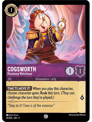 Cogsworth - Illuminary Watchman - 37/204 - Common 