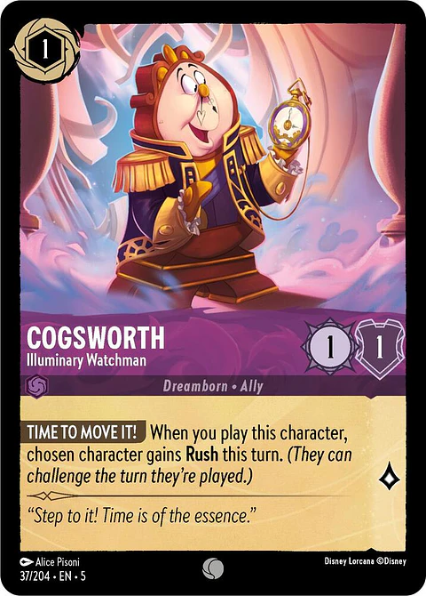 Cogsworth - Illuminary Watchman - 37/204 - Common 