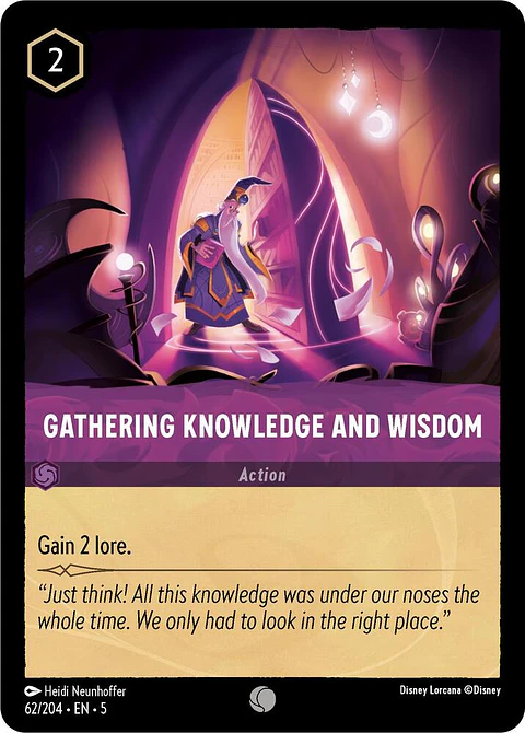 Gathering Knowledge and Wisdom - 62/204 - Common 