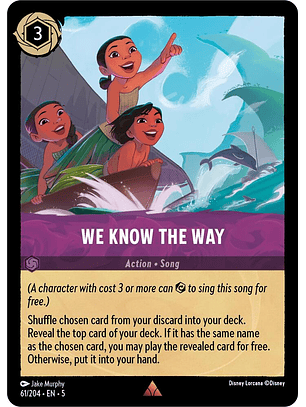 We Know the Way - 61/204 - Rare