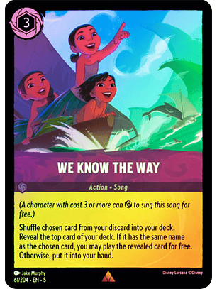 We Know the Way - 61/204 - Rare