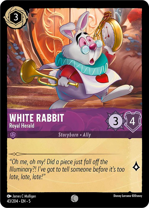 White Rabbit - Royal Herald - 43/204 - Common *5