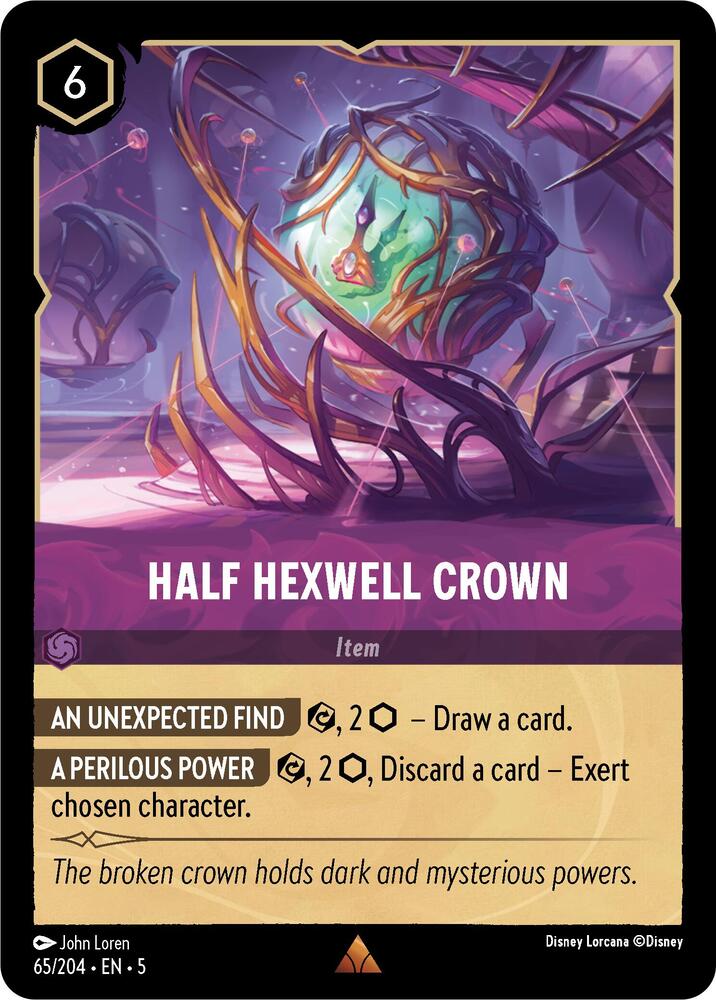 Half Hexwell Crown - 65/204 - Rare  1