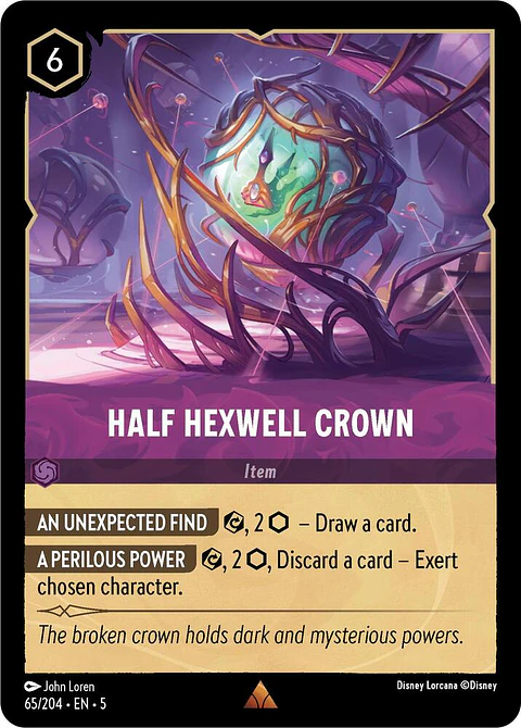 Half Hexwell Crown - 65/204 - Rare 