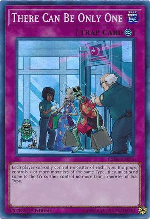 There Can Only Be One - EXFO-EN076 - Super Rare