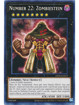Number 22: Zombiestein - OP20-EN019 - Common 