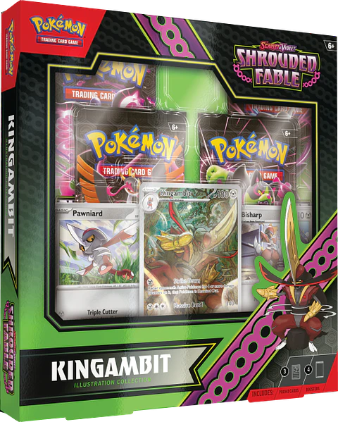 Scarlet & Violet Shrouded Fable Kingambit Ilustration Collection